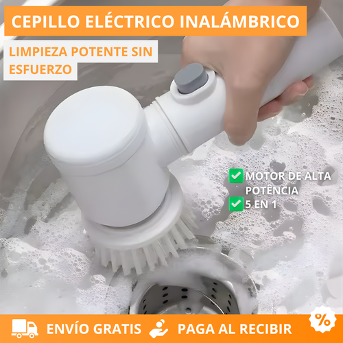 Cepillo Eléctrico Inalámbrico 5 en 1